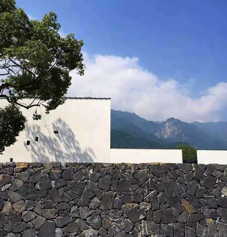 庐山徽派老住宅景观