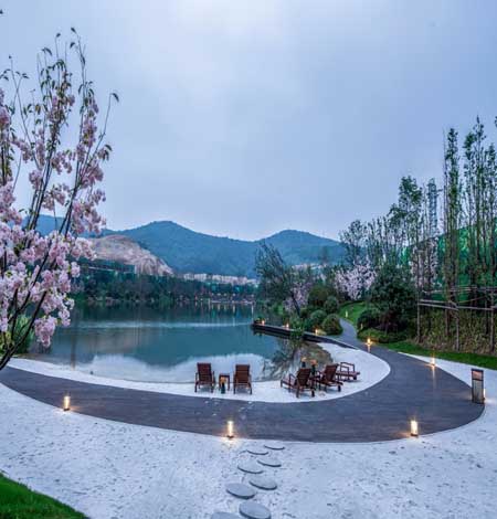 南京新城住宅新中式住宅景观