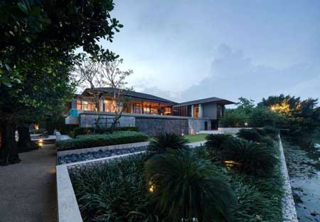 泰国私人住宅花园景观