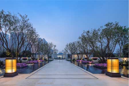成都融创观玺臺美式风格住宅景观