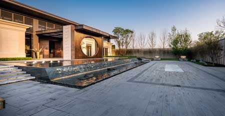 北京阳光城京兆府新中式住宅景观