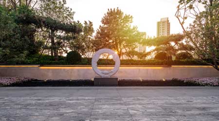 北京阳光城京兆府新中式住宅景观