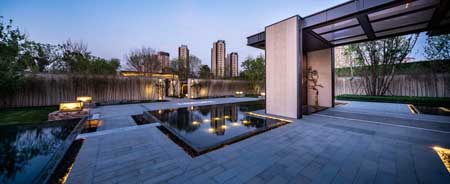 北京阳光城京兆府新中式住宅景观