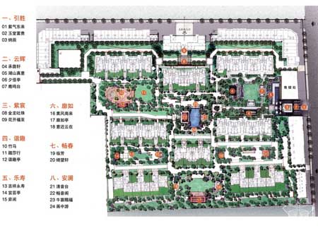 太原万科紫郡展示区景观