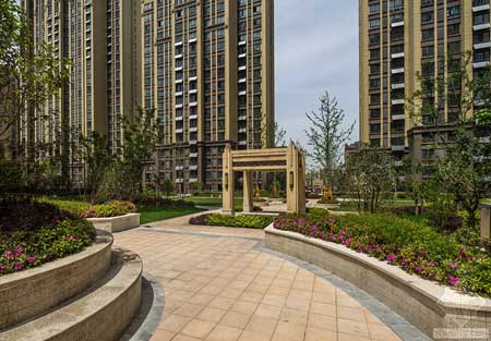合肥名门河畔住宅景观