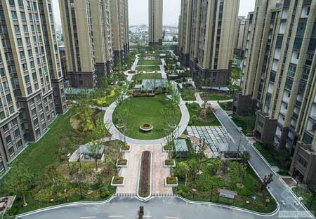 合肥名门河畔住宅景观
