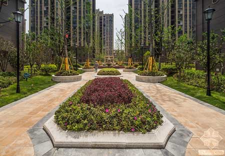 合肥名门河畔住宅景观