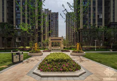 合肥名门河畔住宅景观