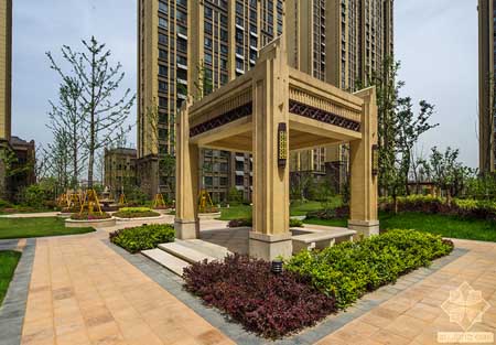 合肥名门河畔住宅景观