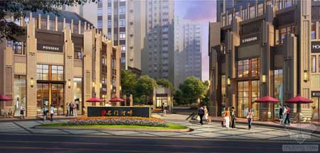 合肥名门河畔住宅景观