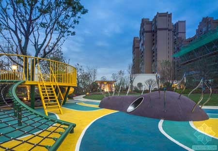 合肥文德艺墅示范区景观 