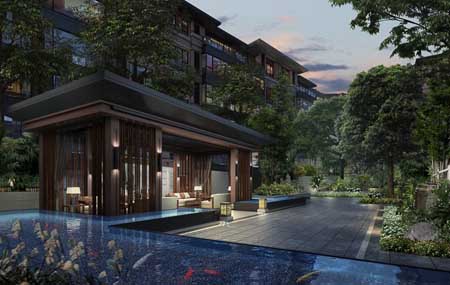 北京京投发展檀香府别墅景观