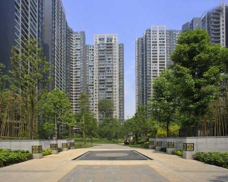 成都金房华韵天府住宅景观