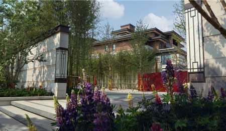 北京京投发展檀香府别墅景观