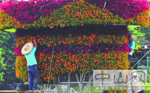 近20万盆鲜花点缀“十一”黄金周
