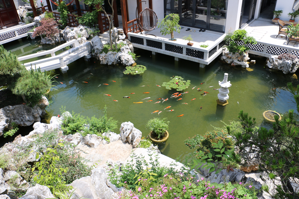 中式别墅花园